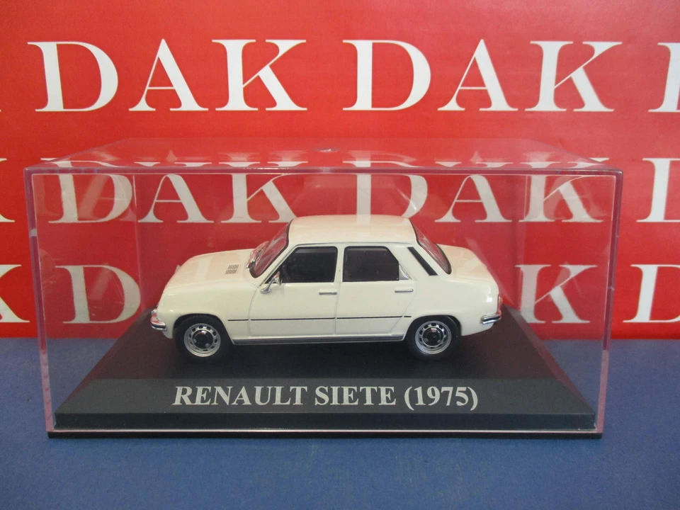 Die cast 1/43 Modellino Auto Renault 7 TL 1975 bianco - Immagine 4 di 4