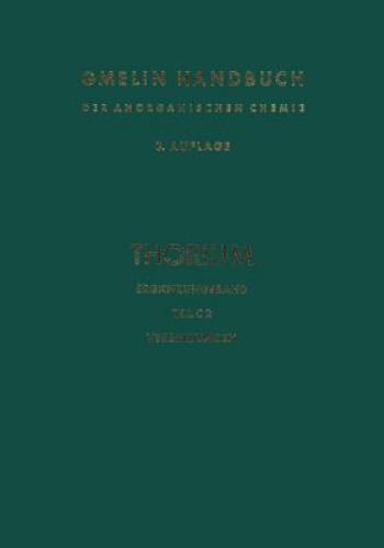 Gmelin Handbook of Inorganic and Organometallic Chemistry-8th Edition Ser.: ...