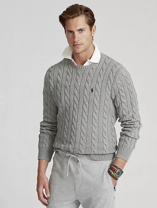 Polo gray sweater clearance