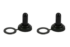 2 pc TEMCo Silicone Rubber Boot Cap for Toggle Switch Waterproof M12x0.75 Thread