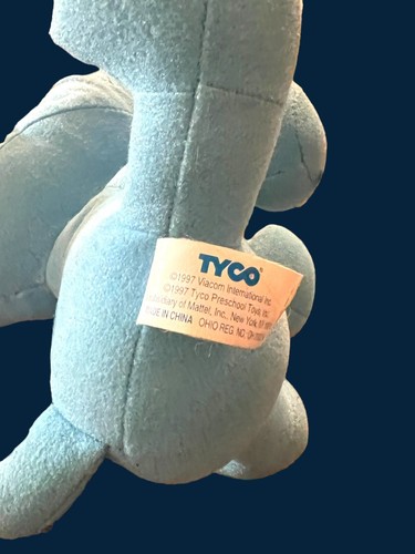 Pose a Blue From Blues Clues by Viacom, Tyco, 8" Tall Vintage 1997 Clean, Moves - Picture 2 of 4