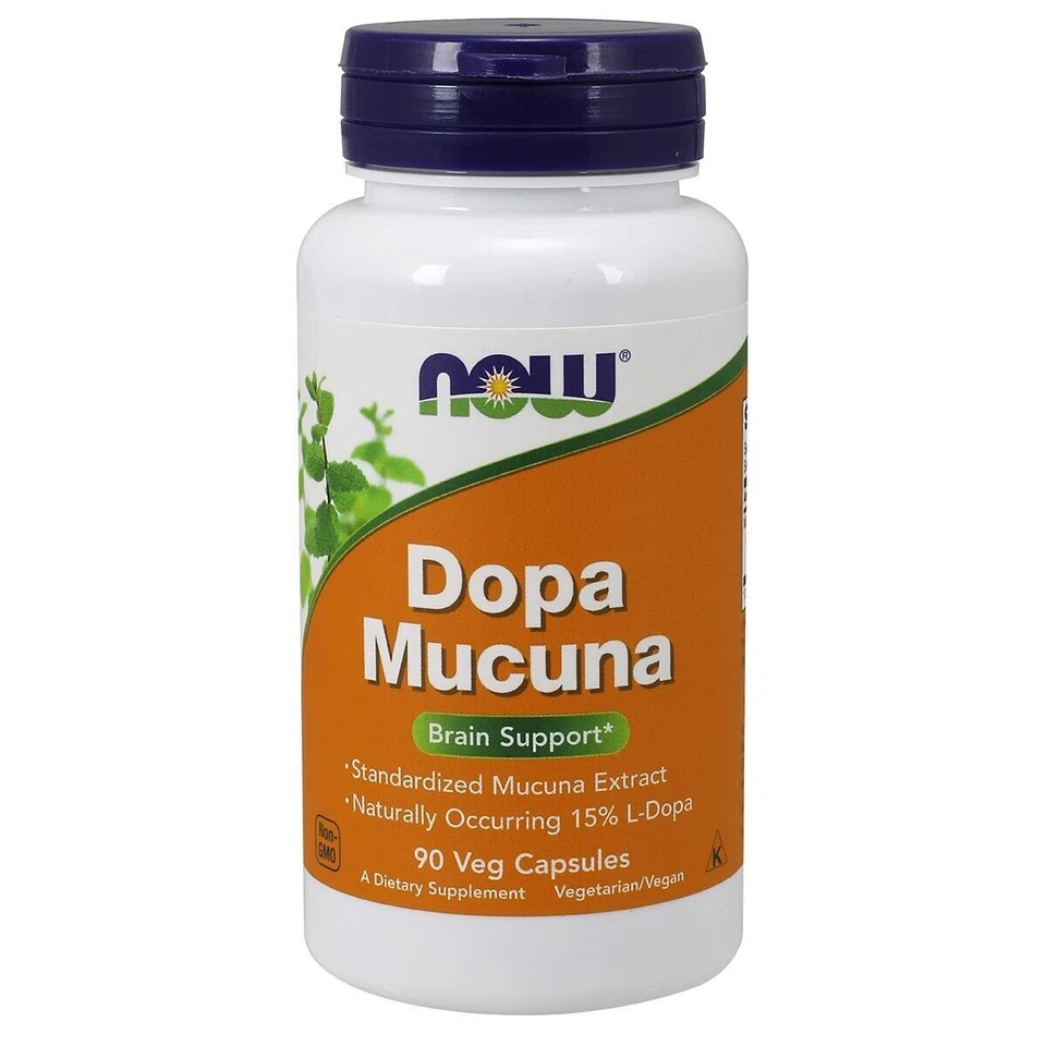 NOW Foods Dopa Mucuna - 90 Kapseln