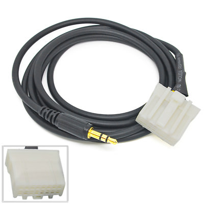 New Car 3.5mm AUX Audio CD Interface Adapter Cable For Mazda 2 3 5 6 2006-2013