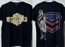 Vtg Hysteric Glamour rock tour short sleeve black color 2 side shirt VK08912
