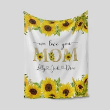 Fleece Blanket Custom Name Blanket To My Mom Men Women Unisex22