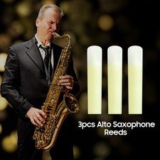 3PCS Alto Saxophone Reeds Durable Synthetic Resin Excellent Response For Be MAVT