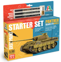 Italeri 75003 Panzer Sd.Kfz.171 Panther Ausf.A Plastik Modellbausatz 1:56 Neu