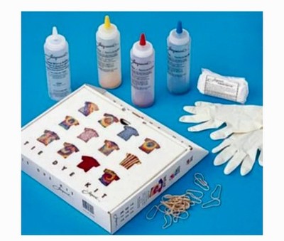 Tie Dye Kit Complete Kit by Jacquard Craft Fabric Painting Decorating NEW IN BOX