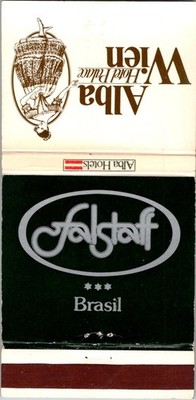 Alba Hotels Falstaff Brasil Vintage Matchbook Cover TMM24-1