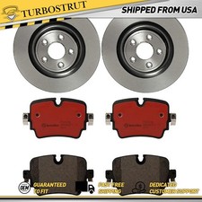 Brembo Rear Brake Rotors Brake Pads Kit For 2014-2020 Jaguar F-Type