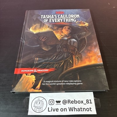 Dungeons & Dragons Tasha's Cauldron of Everything Hardcover Rulebook 2020 D&D