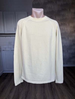 YVES SAINT LAURENT  Vintage  Men's Cotton Yellow Sweater Longsleeve Size M