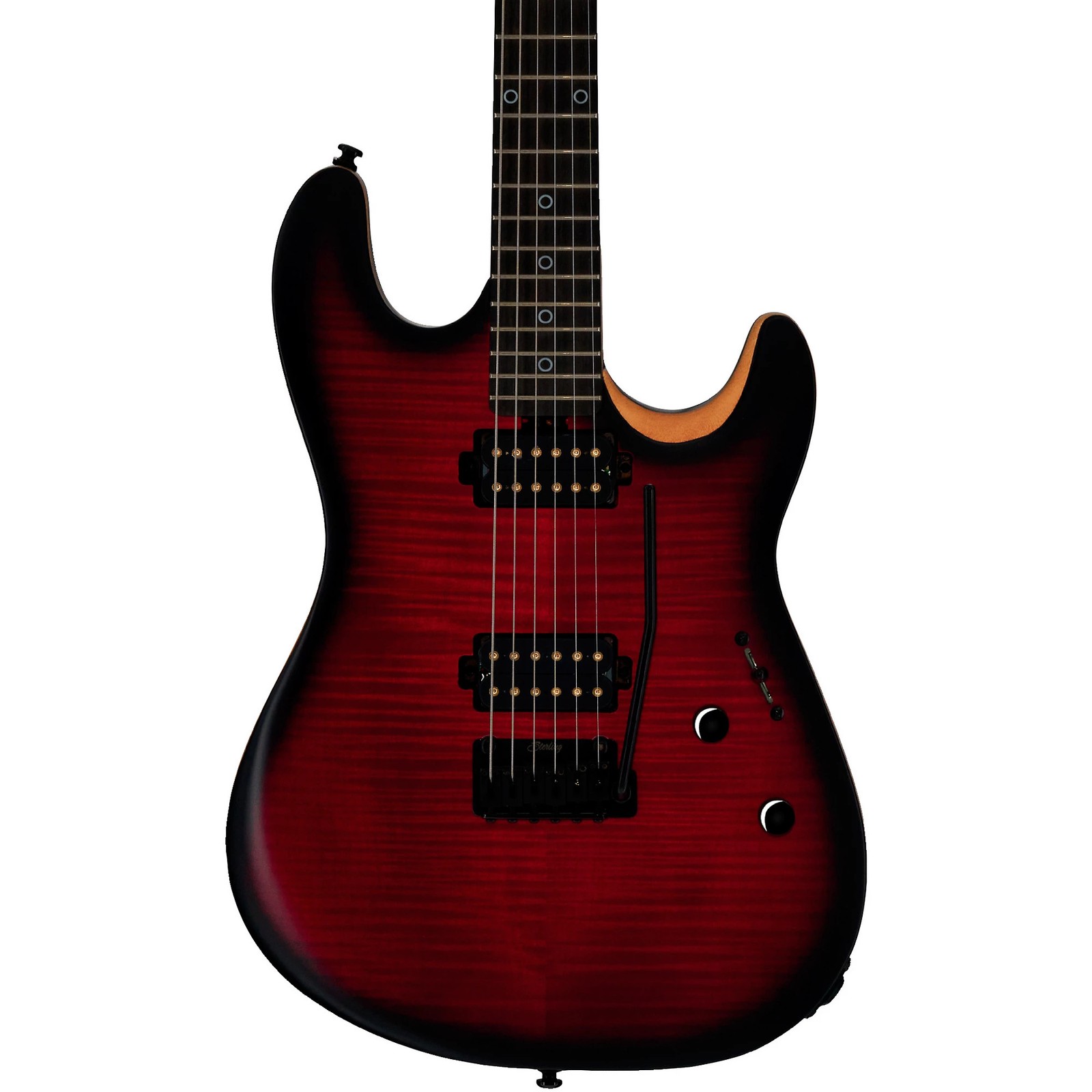 Sterling Sabre Rabea Massaad Signature Electric Guitar Ebony Blood Flame Burst 160090₽