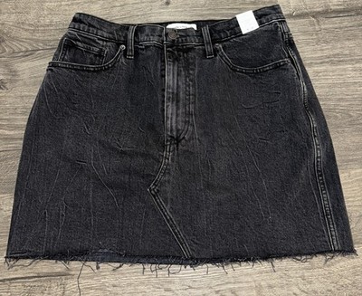 Abercrombie & Fitch Women's NWT Black Mini Skirt Ultra High Rise Curve Love 12
