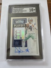 2020 Panini Contenders Updat Dak Prescott #VT-DPR Playoff Ticket /15 SGC 10 GEM