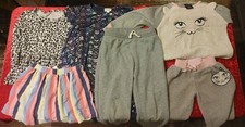 Six Piece Girls 7-8y Lularoe Lands End Delia's Girl Catsuit Rainbow Skirt Lot19