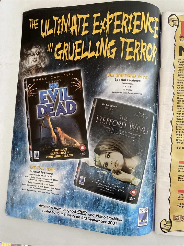 THE DARK SIDE. NUMBER 92.  STRAY CAT PUBLISHING  HORROR MAGAZINE  2001. - Image 4 of 4