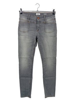 CLOSED Röhrenjeans Damen Jeans Gr. DE 40 hellgrau-grau Casual-Look