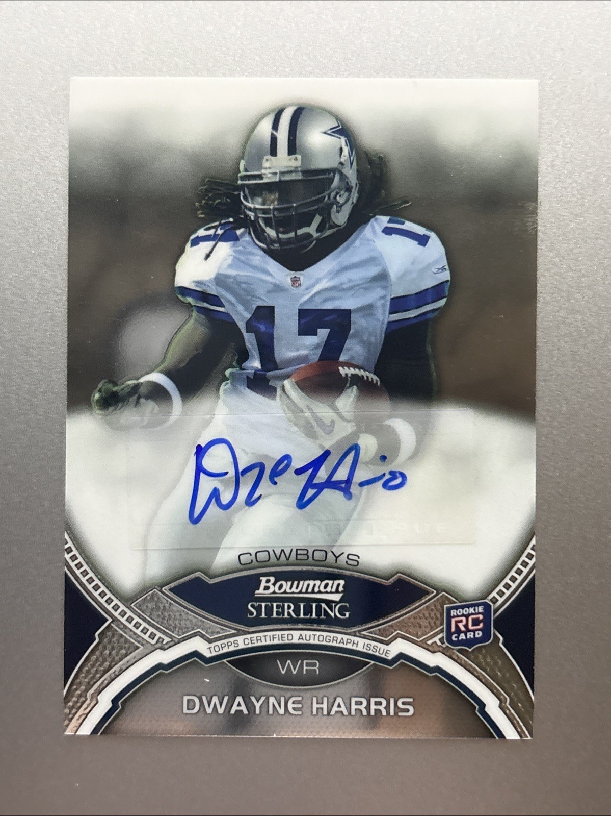 Dwayne Harris Bowman Sterling Autograph #BSADH Base