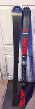 Völkl Deacon 76 165cm Carving Skis 76mm Waist w/ Bindings Black/Red