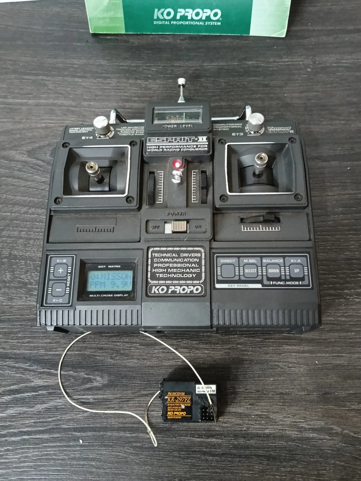 KO PROPO ESPRIT 2 II controller handset receiver transmitter 40mhz Vantage race - Image 2 of 4