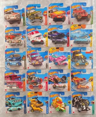 Hot Wheels Treasure Hunt,20 Stück,Sammlung,2020,2021,2022,2023,2024,2025,2026.TH