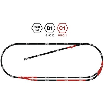 Fleischmann 919011 N Gleisset C1 N + Neu