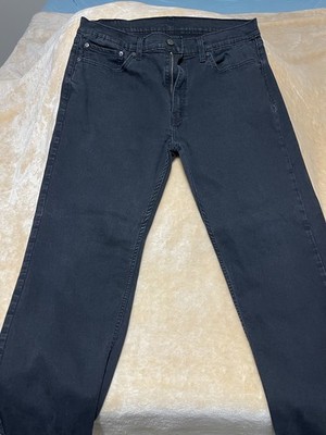 Levi s Men s Black Jeans, Size 36W 30L