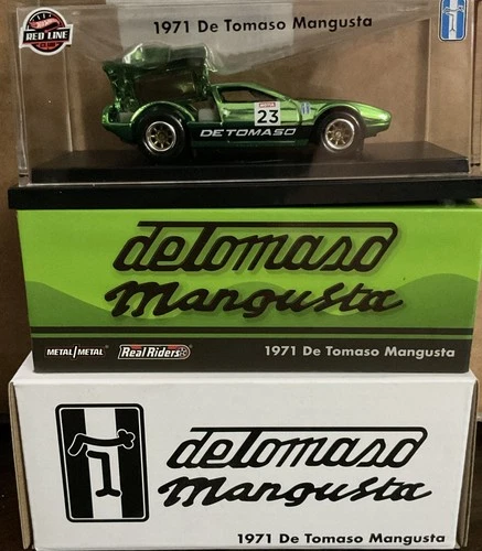 Hot Wheels RLC Red Line Club 1971 DE TOMASO MANGUSTA Green NEW