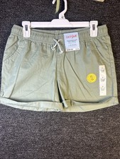 Cat  Jack TGT Brand Girls Green SHORTS SZ 10/12 Plus NWT