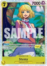 One Piece Stussy (OP13-110/177) OP13 Carrying On His Will NM FOIL