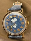 1958 Vintage Timex Snoopy Tennis Watch Denim Mystery Dial Mechanical Working