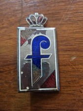 FERRARI F CROWN AUTO EMBLEM RARE PININFARINA,VINTAGE