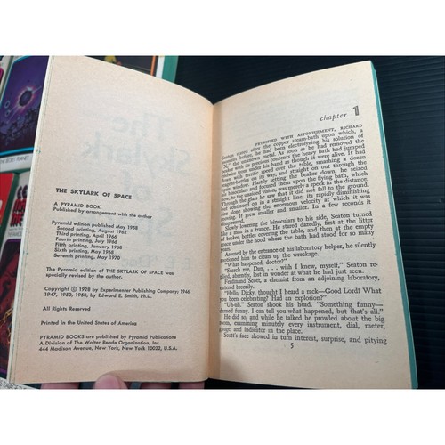 EE Doc Smith The Famous Lensman & Skylark Paperbacks 8 Books READ 1970’s - Picture 13 of 21