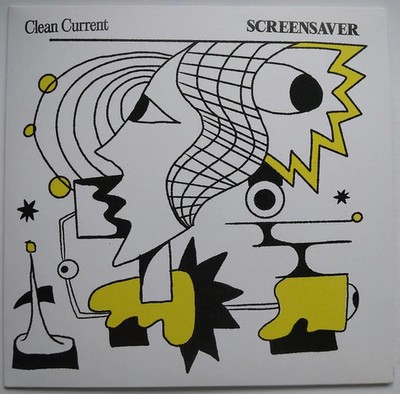 USED: Screensaver  - Clean Current/Repeats (7'', Single, Ltd, Flu) vinyl - gradin