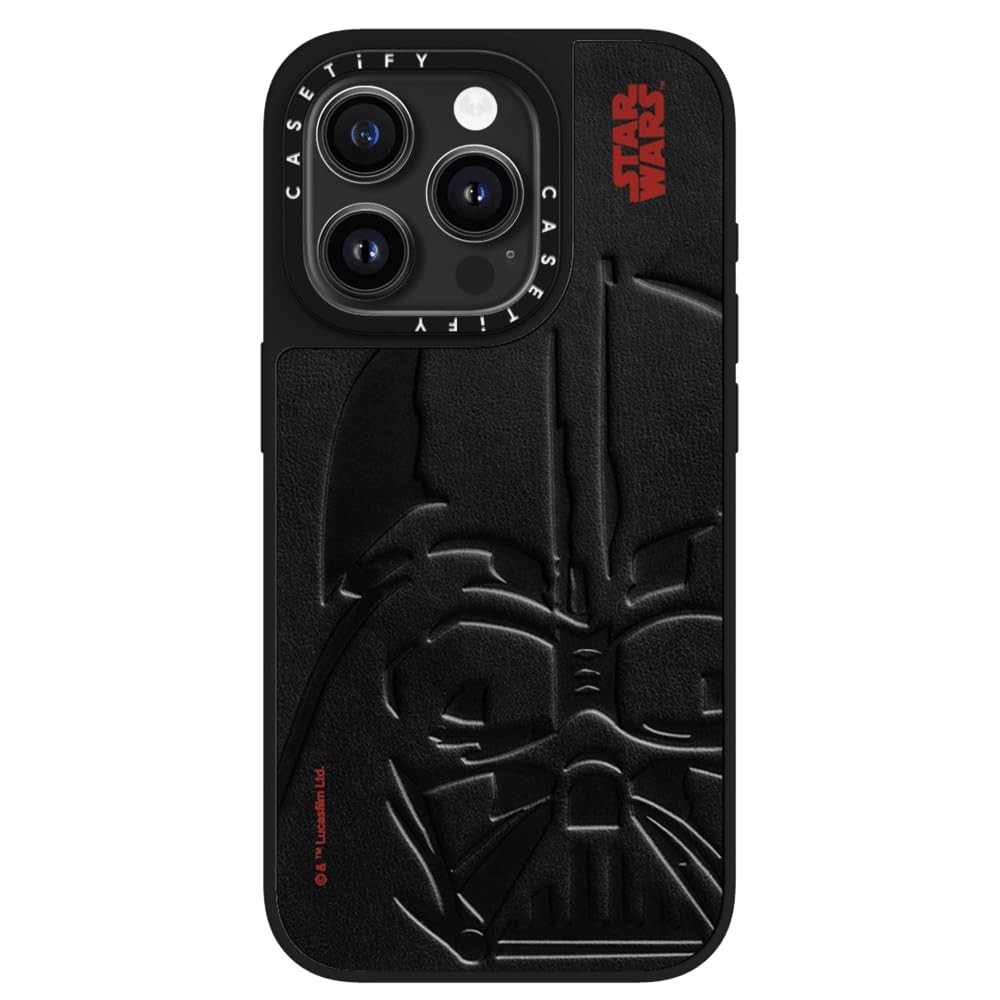 Pebbled Star Wars iPhone 15 Pro Case with 4.9ft Drop Protection & MagSafe