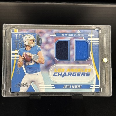 🔥✅  /249 Justin Herbert 2025 Panini Absolute - Tools of the Trade Double (MEM)