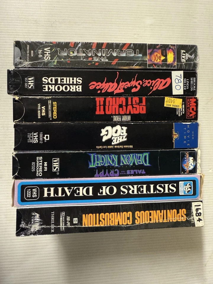 VHS Horror Lot Rare Horror Sci-Fi  - Image 4 of 4
