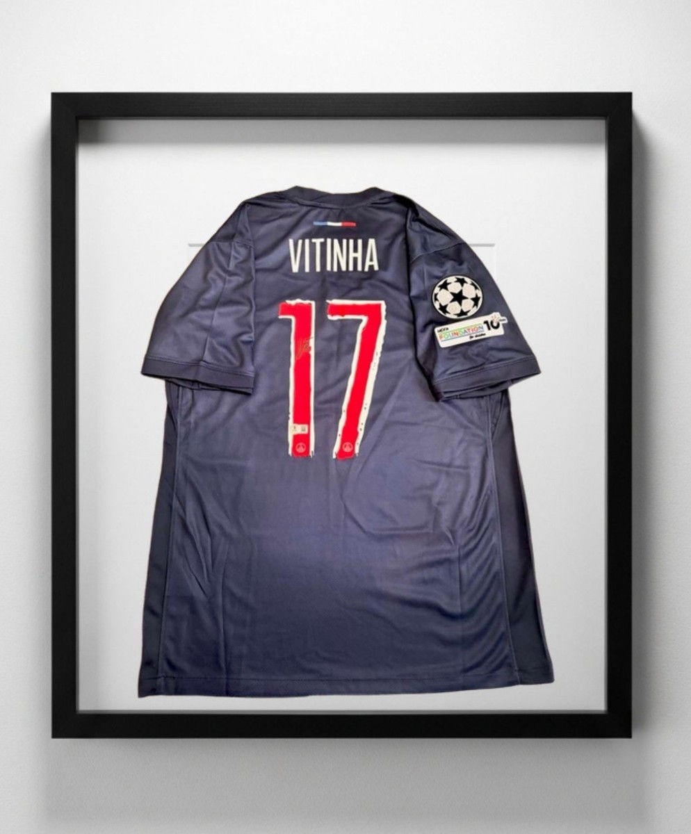 Authentic Paris Saint-Germain (PSG) Vitinha Signed Jersey With