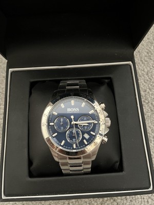 Hugo Boss Stainless Steel Men's Watch 1513755 Hero Blue Dial