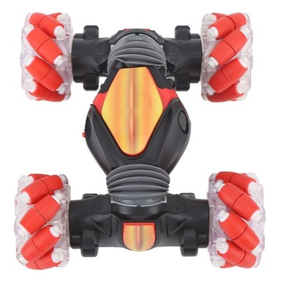 RC Stunt Car 4WD 2.4G Sensor Toy Double Sided Rotating Car With Watc SET