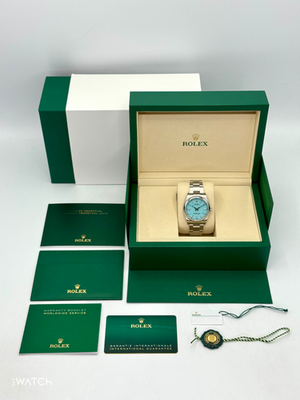 NEW 2026 Rolex Oyster Perpetual 36mm 126000 Turquoise Blue Dial | eBay
