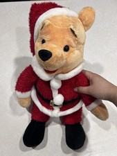 DiSNEY Store Exclusive 20" Plush Christmas Santa Winnie the Pooh