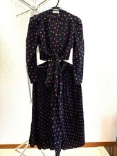 USED CHRISTIAN DIOR CARDIGAN SKIRT, 100 SILK, VINTAGE VERYGOOD