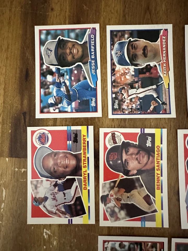 1989-1990 Topps Big - BASEBALL COLLECTION, HENDERSON, VENTURA, BONDS LOT OF 16 - Image 3 of 4