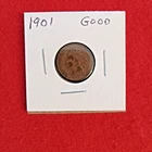 1901  INDIAN HEAD CENT  Penny     GOOD   SET BREAK