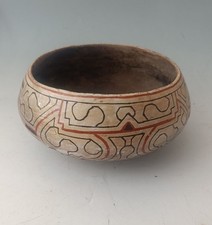 Peruvian Amazonian fine old Shipibo pottery Bowl South America Peru