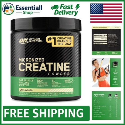 Micronized Creatine Monohydrate - Unflavored, 60 Servings, Keto-Friendly