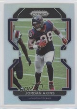 2021 Panini Prizm Silver Prizm Jordan Akins #35 0b3