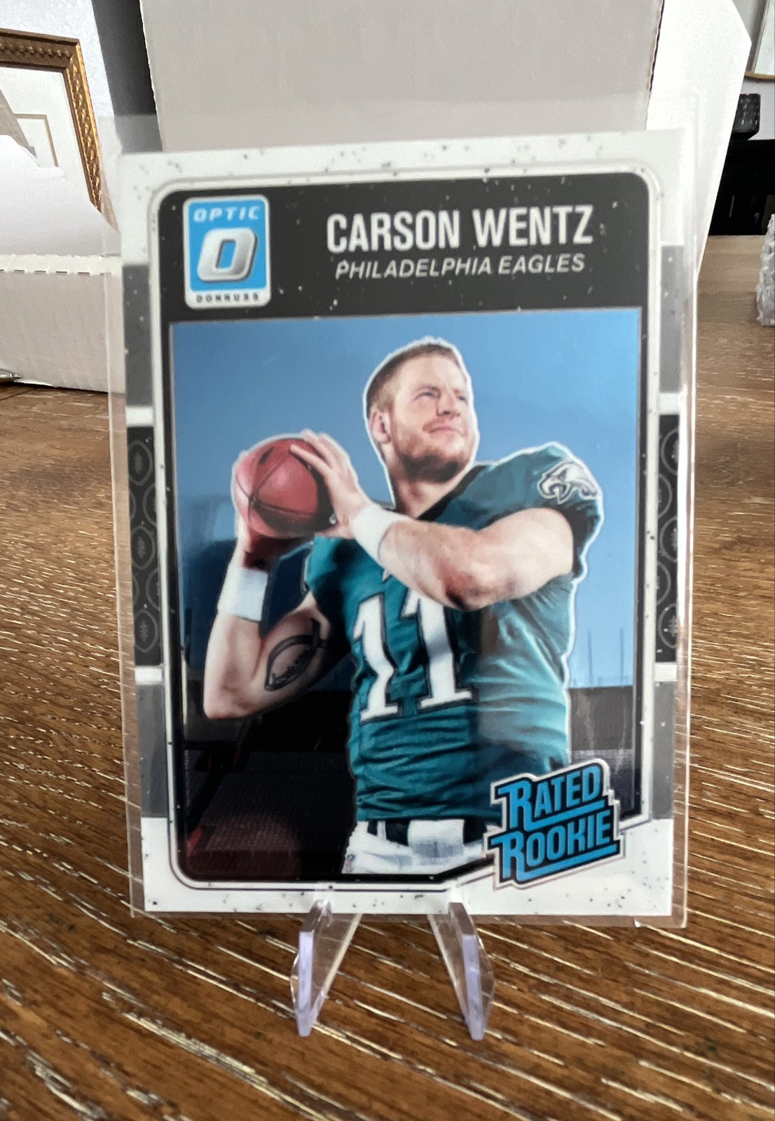 2016 Donruss Optic - Rated Rookie Carson Wentz #156 (RC)